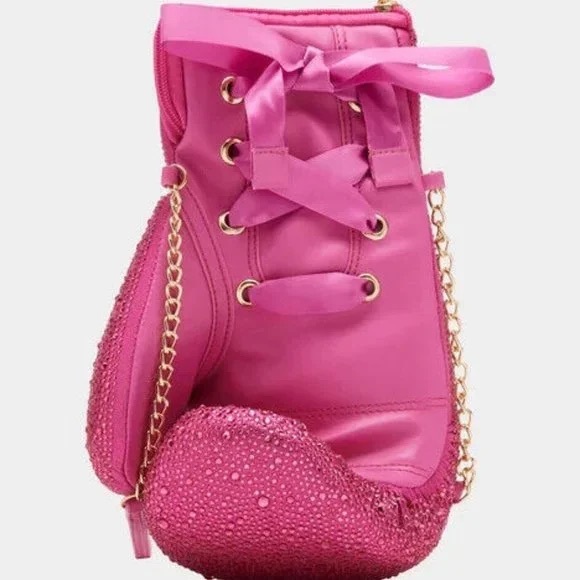 Betsey Johnson Kitsch Fighting Boxing Glove Crossbody - Picture 2 of 3